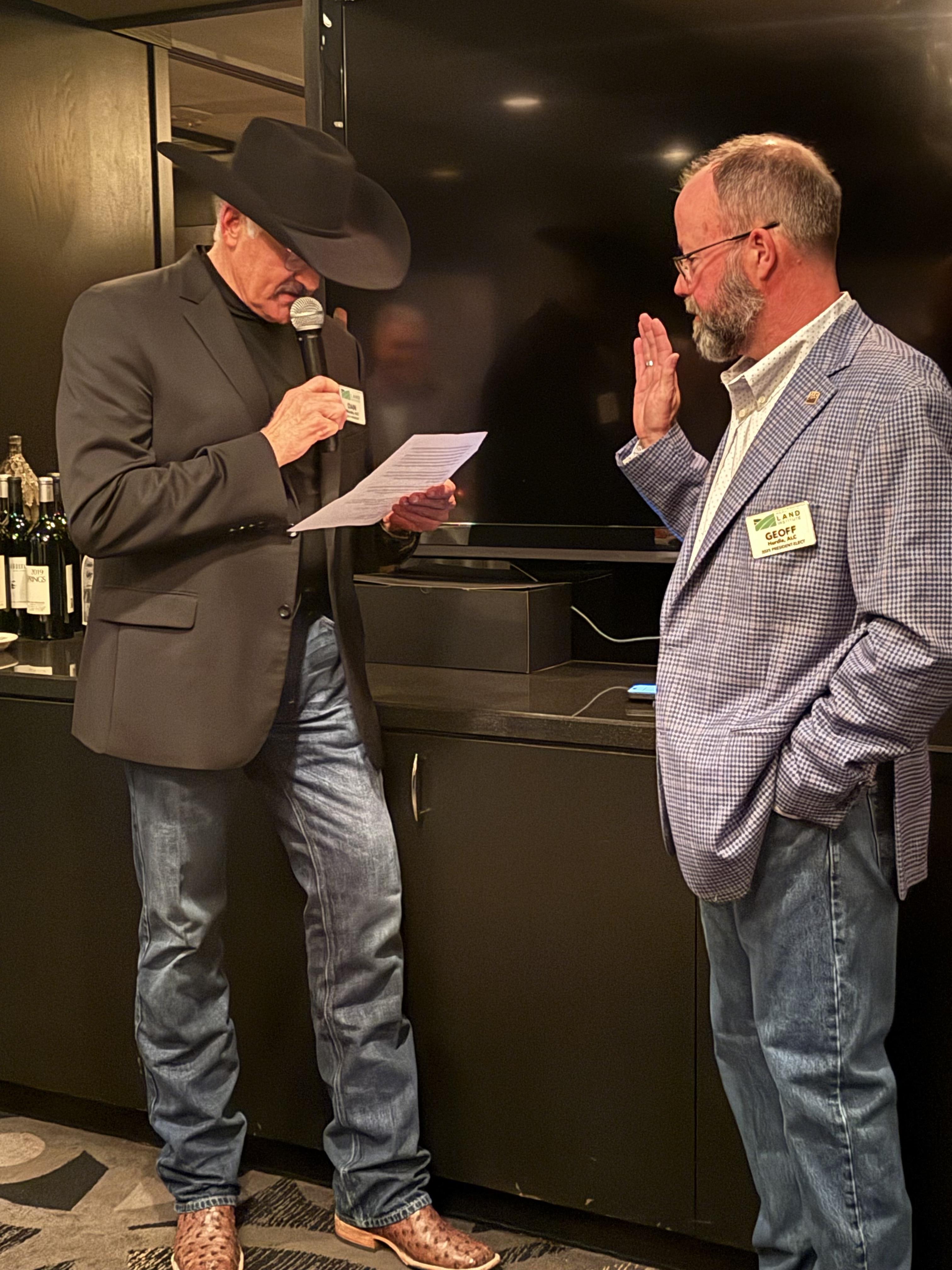 Dan Murphy, ALC Inducts Geoff Hurdle, ALC as 2026 President